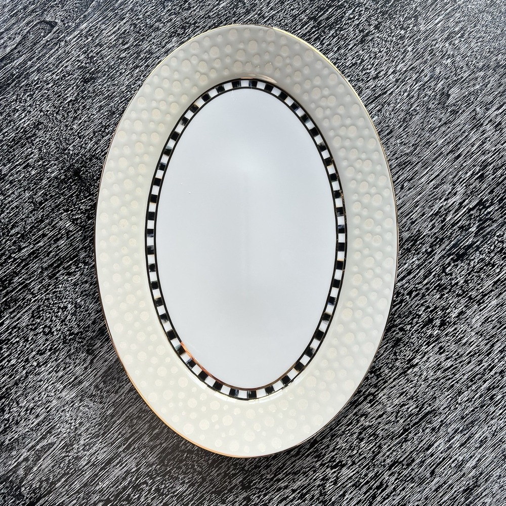 Mackenzie Childs Soho‎ Cloud Serving Platter